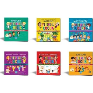 Yetenekli Çocuk Zihinsel Beceri ve Gelişim Etkinlikleri 6 Kitap - Süleyman Topcu