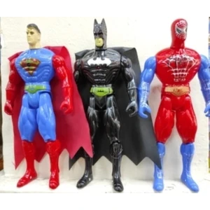 Blue Toys 3'lü Işıklı Süper Kahraman Figürler Avengers 20 cm