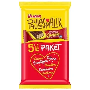 Çikolatalı Gofret Ülker 3 x 5'li