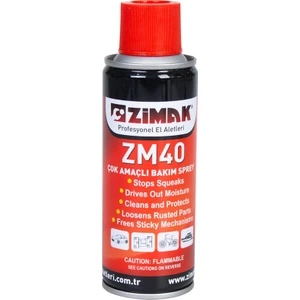 Çok Amaçlı Bakım Yağlama Pas Sökücü Sprey 200 ml ZM40 ZMK-1286