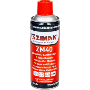Çok Amaçlı Bakım Yağlama Pas Sökücü Sprey 400 ml ZM40 ZMK-1287