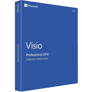 Visio Professional 2016 Dijital Lisans Bireysel-Kurumsal