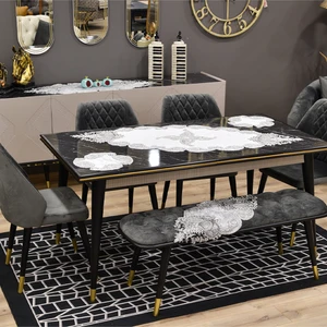 Lüks Kadife Salon Takımı 5 Parça