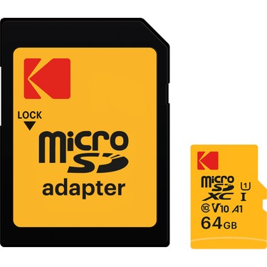 Kodak V10 A1 64GB microSDXC-I UHS-I U1 Hafıza Kartı Fiyatı, 4.6