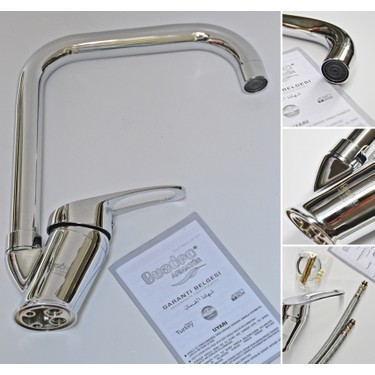 guadro mutfak eviye bataryasi kose borulu fiyati