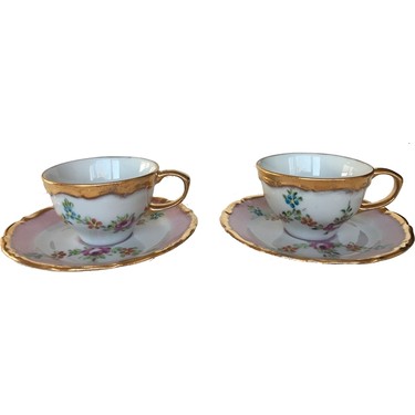 Vago Minds El Boyama Kahve Fincan Seti 2 Li Guller Sira Fiyati