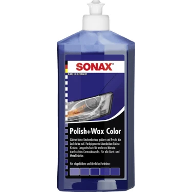 Sonax Renkli Nano Parlatıcı ve Koruyucu Cila Mavi 250