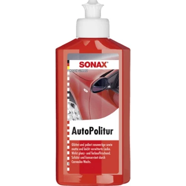 Sonax Süper Parlatıcı Cila 250 ml – Doğal Carnauba ile Uzun Süreli Koruma ve Derin Parlaklık, Araç
