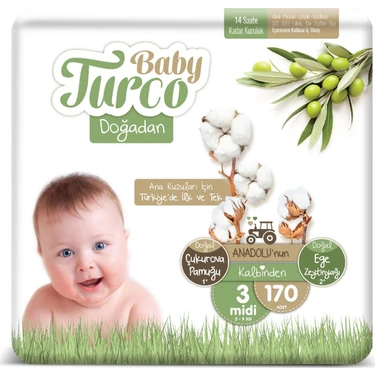 Baby Turco Doğadan 3 Numara Midi