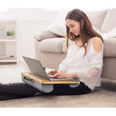 Hodbehod Portatif Laptop Sehpasi Tablet Bolmeli Yastikli Fiyati