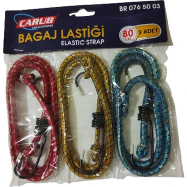Carub Bagaj Ahtapotu Bagaj Lastiği 3'lü