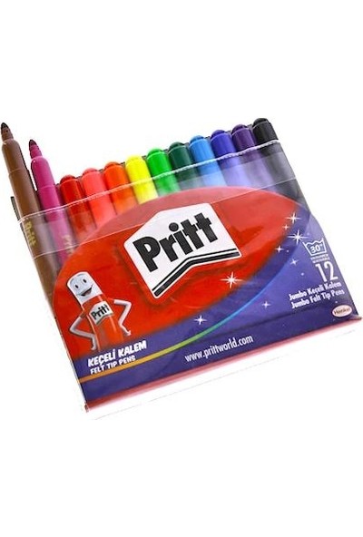 Pritt Keçeli Kalem 12 Renk
