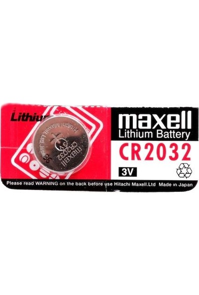 Maxell Cr2032 Lityum Hafıza Pili 10'Lu