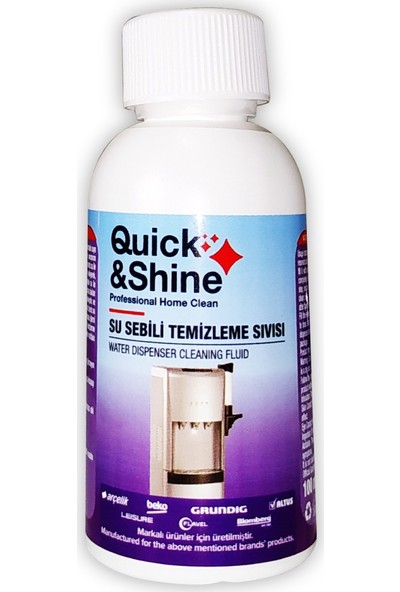 Quick&Shine Su Sebili Temizleme ve Hijyen Solüsyonu