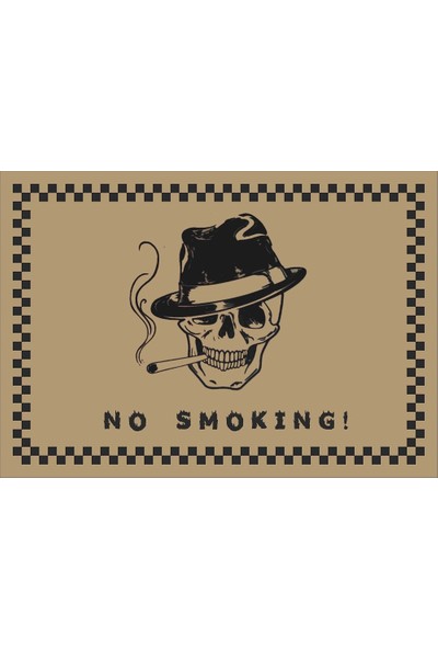 Murat No Smoking Figürlü Kağıt Oto Paspas 100 Adet 35 x 50 cm