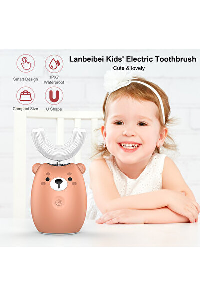 Lanbeibei Çocuk Elektrikli Diş Fırçası Şarj Edilebilir (Yurt Dışından)