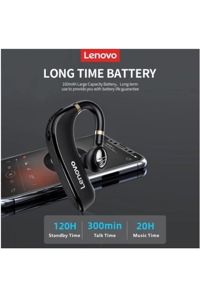 Lenovo HX106 Business Bluetooth 5.0 Kablosuz Kulaklık (İthalatçı Garantilidir)
