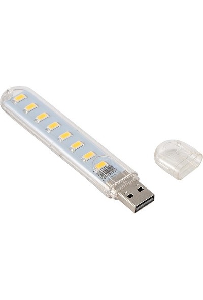 Serel Acil Durum Deprem Feneri USB 8 LED Lamba