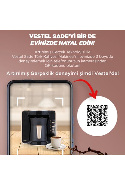 Vestel Sade G910 Türk Kahvesi Makinesi