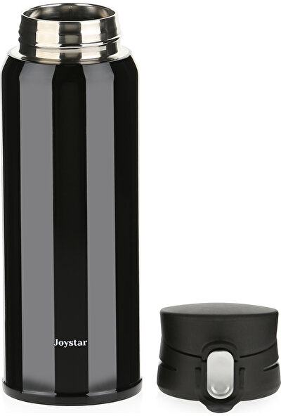 Joystar Çift Cidarlı Siyah Termos 480 ml
