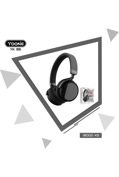 Yookie Kablosuz Bluetooth Kulaklık Stereo Yüksek Ses Uzun Şarj Süresi +Ergonomik Şık Tasarım+ 3D Ses