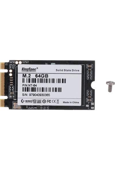 Kingspec 64G Mlc M.2 Ngff 42 mm Dijital Flaş SSD Katı (Yurt Dışından)