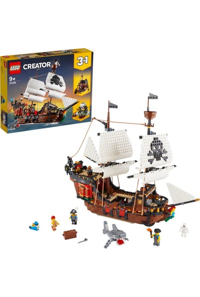 LEGO® Creator 3’ü 1 Arada Korsan Gemisi 31109 Yapım Seti (1260 Parça)