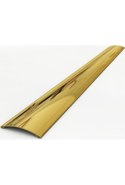 Profil Al Paslanmaz Çelik Parke Profili Parlak Gold | 244 cm