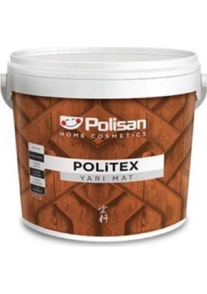 Politex Dekoratif Ahşap Koruyucu 2.5 lt  Tütün