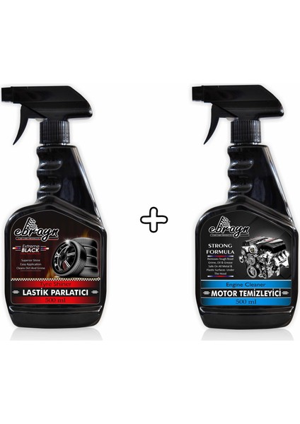 Oto Lastik Parlatıcı - Motor Yağ Temizleyici Sökücü 500'ER ml