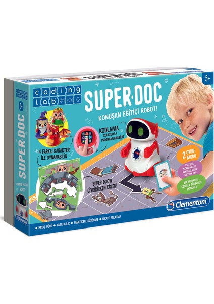 Coding Lab - SUPER DOC - Eğitici Konuşan Robot