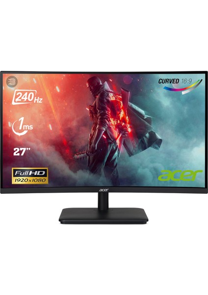 Nitro ED270X 27” 240Hz 1ms (HDMI+Display) Adaptive-Sync Full HD Curved Monitör UM.HE0EE.X01