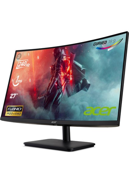 Nitro ED270X 27” 240Hz 1ms (HDMI+Display) Adaptive-Sync Full HD Curved Monitör UM.HE0EE.X01