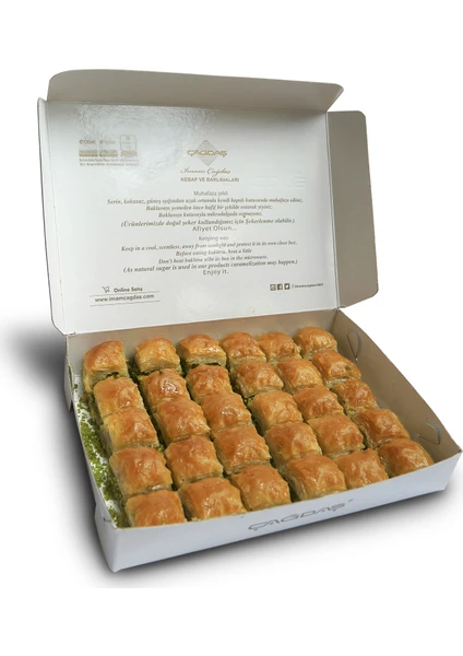 Imam Çağdaş Fıstıklı Kuru Baklava 1 kg Paket