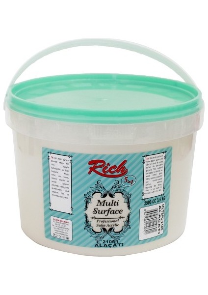 Multi Surface Boya 2106 - Alaçatı 2500 ml ( 3,5 KG )