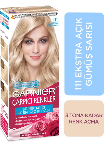 Çarpıcı Renkler 111 Ekstra Açık Gümüş Sarısı