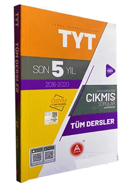 TYT Tüm Dersler Son 5 Yıl Konularına Göre Çıkmış Sorular