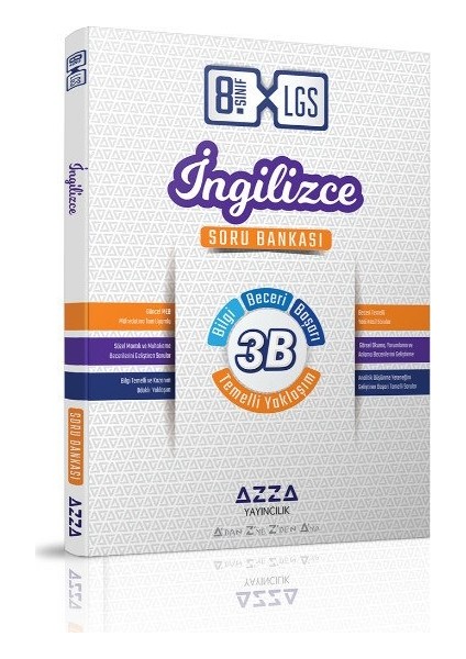 8. Sınıf 3B LGS Ingilizce Soru Bankası Azza Yayıncılık