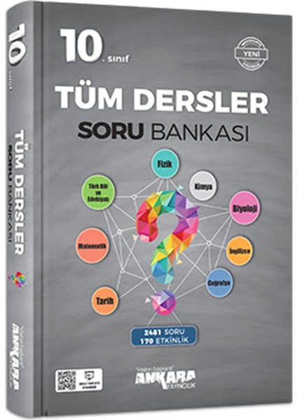 Ankara Yayıncılık 10.Sınıf  Tüm Dersler Soru Bankası