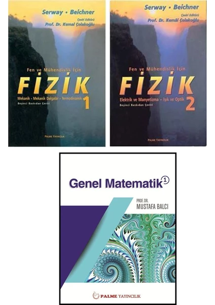 Palme Yayıncılık Serway Fizik 1 - 2 - Genel Matematik 1