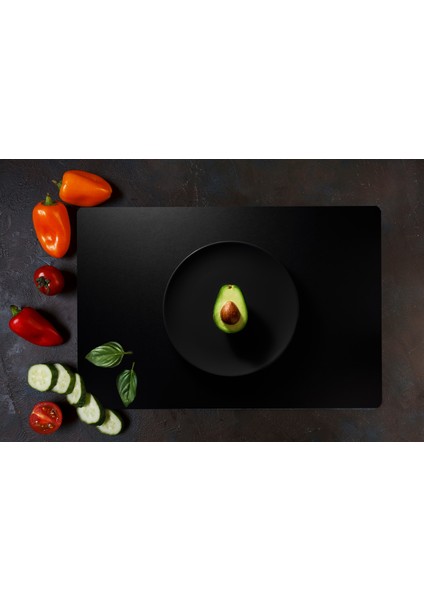 Saban avakado Cam Kesme Tahtası - Cam Kesme Tablası |30 cm x 40 cm