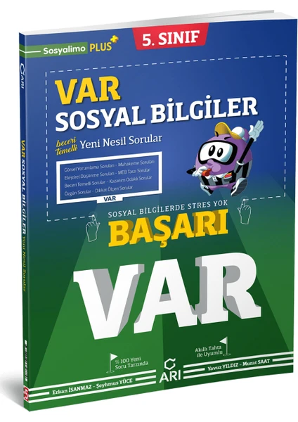 Arı Yayıncılık 5.Sınıf Var Sosyal Bilgiler Soru Bankası