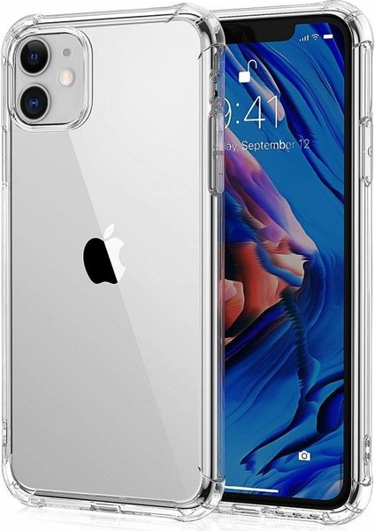 iPhone Antishock Premium Şeffaf Silikon Kılıf Apple Iphone 11