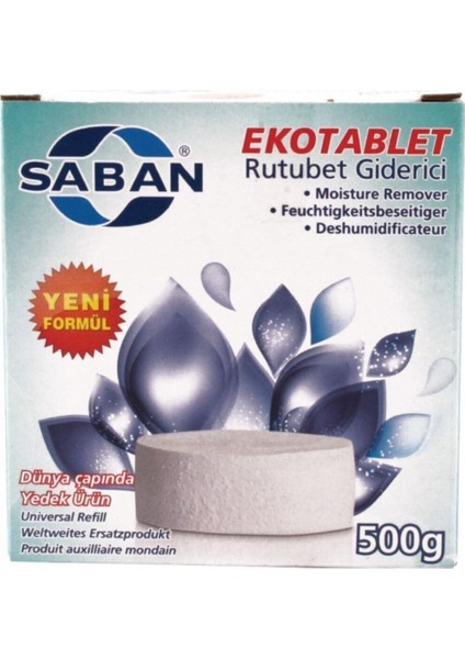 SABAN 500 GR Nem Alıcı Yedek Tablet Natural