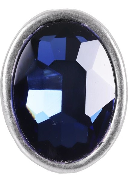 Kadın Antik Gümüş Kaplama Swarovski Taşlı Hürrem Yüzük