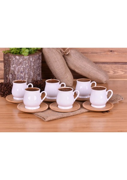 Tulli - 6 Kişilik Kahve Fincan Takımı