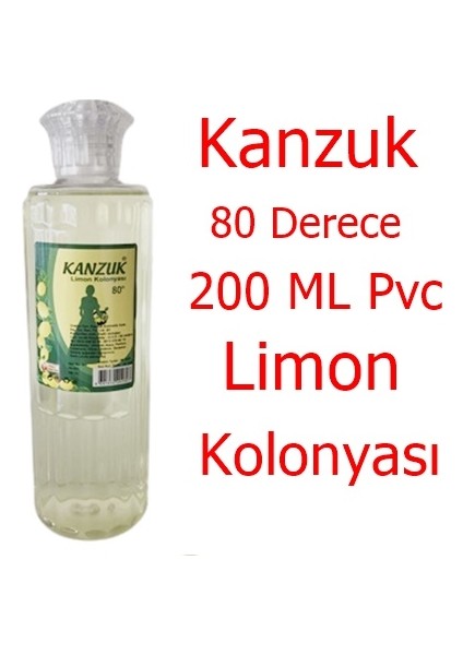 80 Derece Limon Kolonyası Kolonya 5 lt + 200 ml Dökme + 170 ml Sprey + Huni