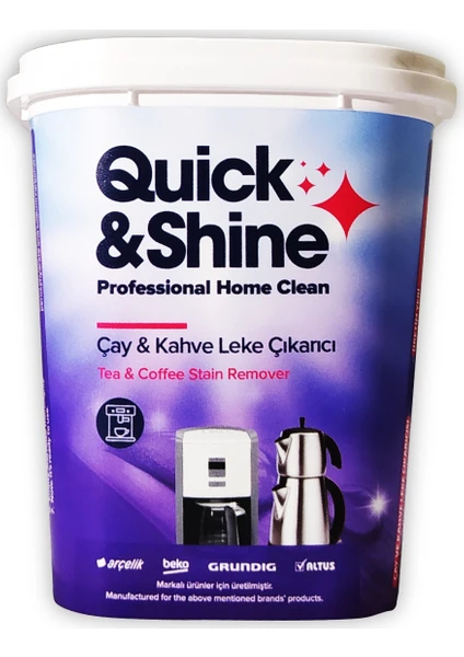 Quick&shine Çay ve Kahve Leke Çıkarıcı