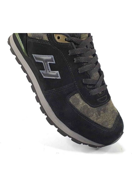 19250 Peru Kamuflaj Desen Deri Sneaker Ayakkabı indirimleri