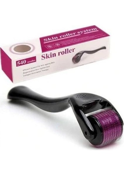 Dermoroller Full Çelik 540 Iğne Derma Roller 1.0 mm